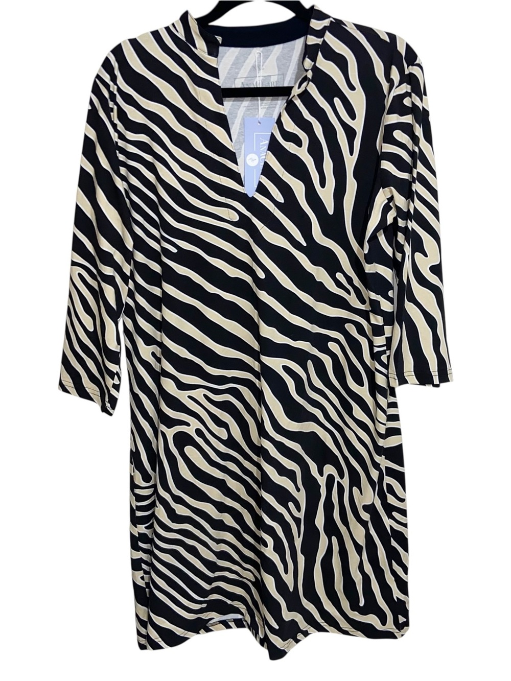 Ana Clare Dress Womens XXL Finley Beach Swim Coverup Resortwear Animal Print New